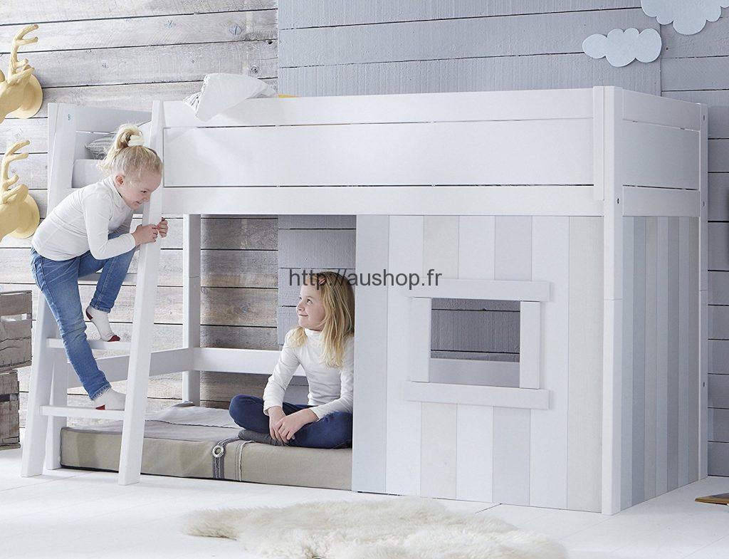 lit cabane enfant pas cher evolutif et design