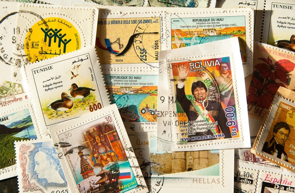 Timbres voyages et pays