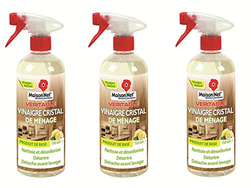 maison net vinaigre de mnage arme citron 750 ml lot de 3 1