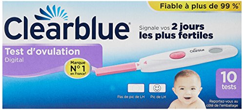 test dovulation digital clearblue kit de 10 tests 1