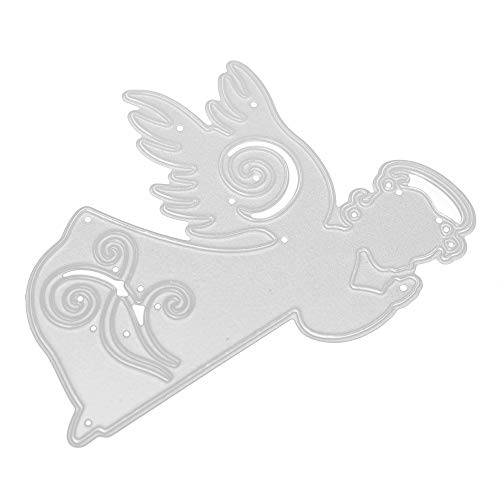 KIMODO De noël Matrices de découpe Motif Fleur, Métal, pour Scrapbooking, Gaufrage, Albums, Cartes et Loisirs Créatifs, Acier Carbone (B, Argent)