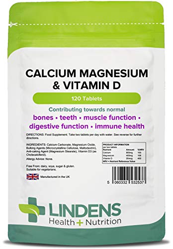 Lindens - calcium de magnesium et de vitamine D - 120 tabs