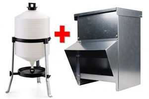 Mangeoire 20 Litres Avec Auvent Pas cher