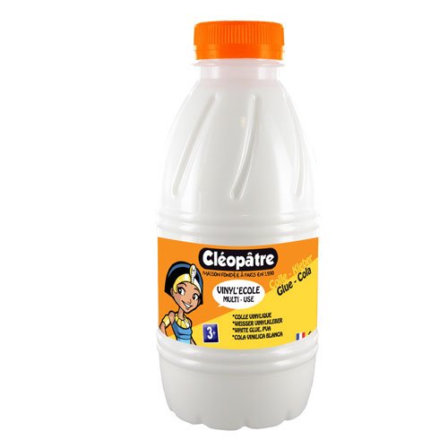 Cléopâtre - VI500 - Vinyl'Ecole - Flacon de colle blanche vinylique 500 g
