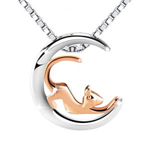 Collier lune chat pas cher amazon