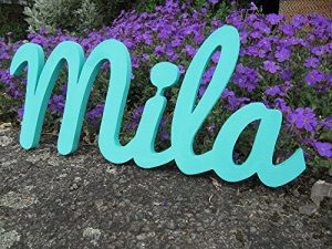 Lettre prenom bois pas cher amazon