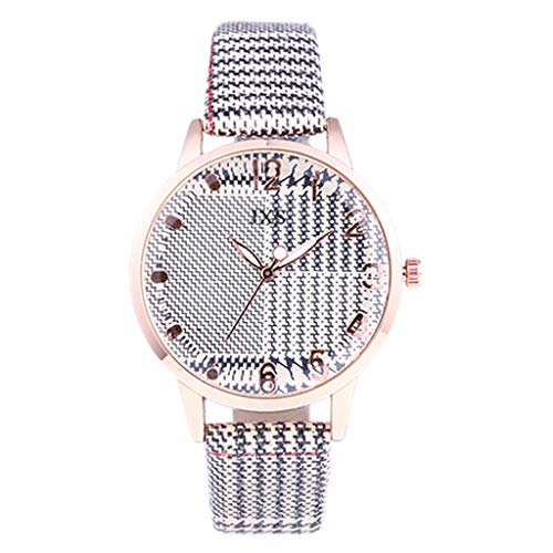 Montres Distingues ImperméAbles,Montres Bracelets De à La Mode Femmes Montres Studern Filles PU Leather Montres Watches