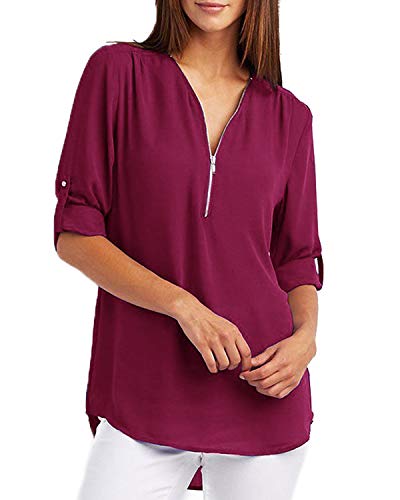 Amazon tunique femme grande taille fuchsia pas cher