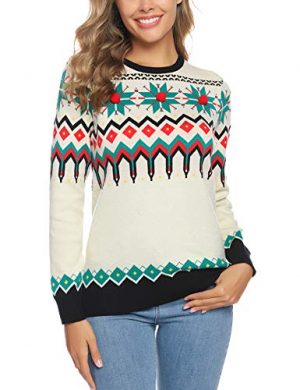 Femme T-shirts Rond Col Manches Longues Couleur Pas Cher