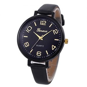 Montre Femme Bracelet Couleur Cuir Pas Cher
