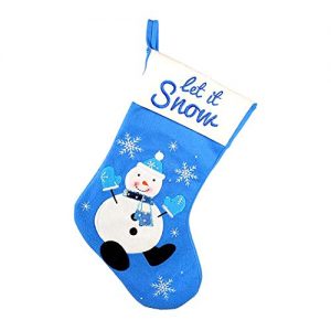 Chaussette De Noel Bleu Pas cher