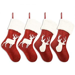 Chaussette De Noel Brodé Pas cher