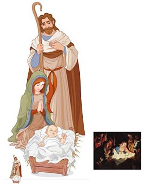 Creche de noel grandeur nature Pas cher