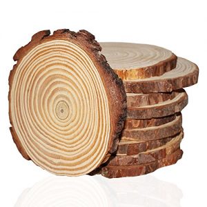 centre de table noel avec rondin de bois Pas cher