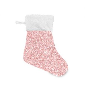 Chaussette De Noel Rose Pas cher