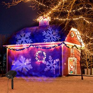 Projecteur Laser Exterieur Noel Blanc Et Bleu