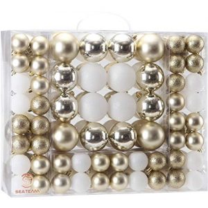 Sapin De Noel Blanc Et Or 2019 Pas cher