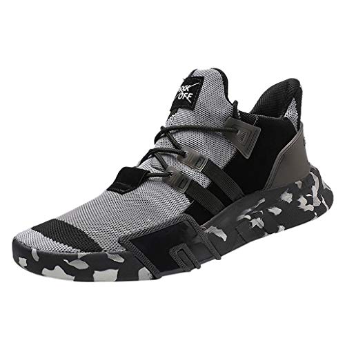 Chaussures De Course Tendance Sport Running Respirantes Poids Léger Basket Mode Basse Pas Cher Soldes Camouflage Sneakers Fitness Homme