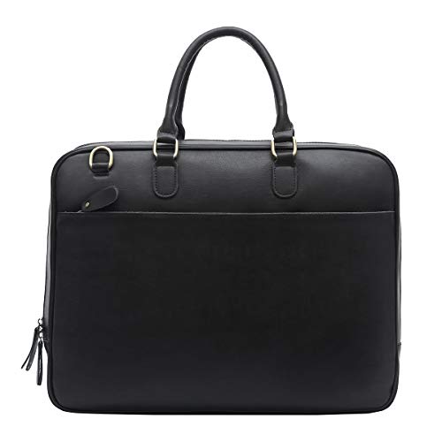 Leathario Sac Homme Porte Document Sac en Cuir Sac Messager Sac Ordinateur Homme Cuir