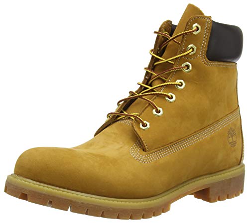 Timberland 6 inch Premium, Bottes Homme - Jaune Wheat Nubuck - 40 EU
