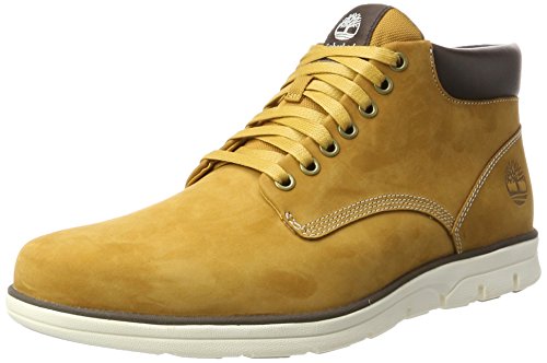 Timberland Bradstreet Chukka Leather, Bottines Homme, Jaune (Wheat Nubuck), 40 EU